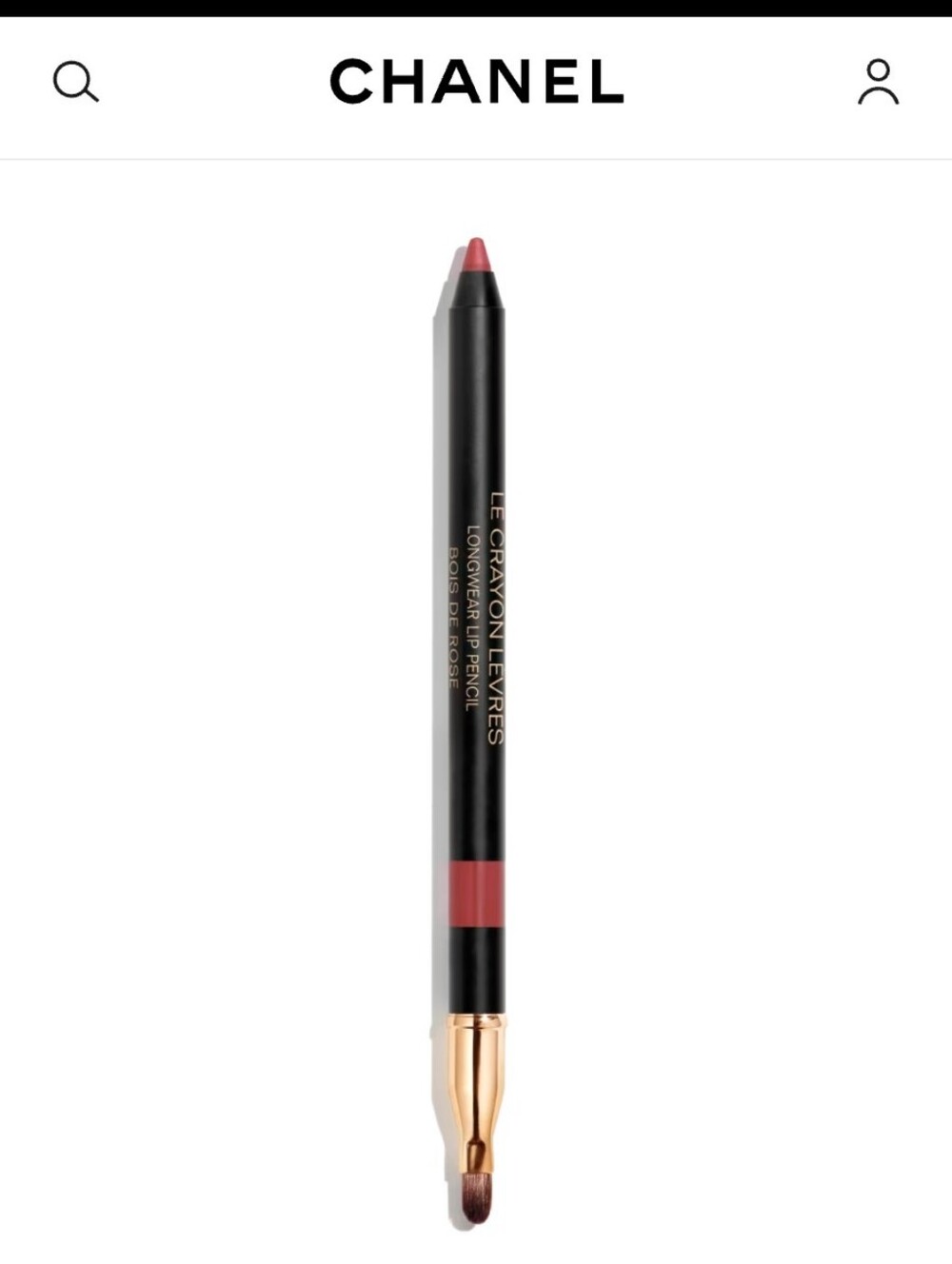 Chanel Le Crayon Levres Longwear Lip Pencil - 172 Bois De Rose